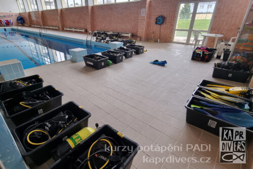 potápění bazén suchdol